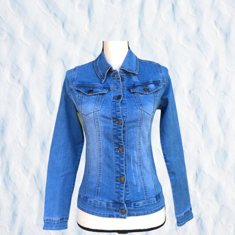 Prestige‎ Denim usa  Distressed Jean Jacket…